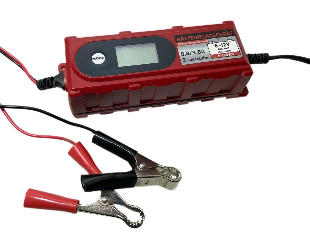 CPC Batterieladegerät 0,8-3,8A Auto KFZ Ladegerät 6/12V (5 Ladestufen) –  postenland